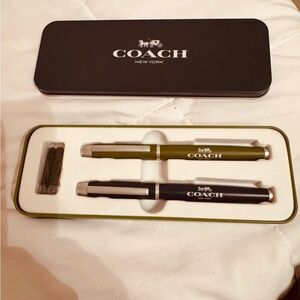 Coach Pens and Case